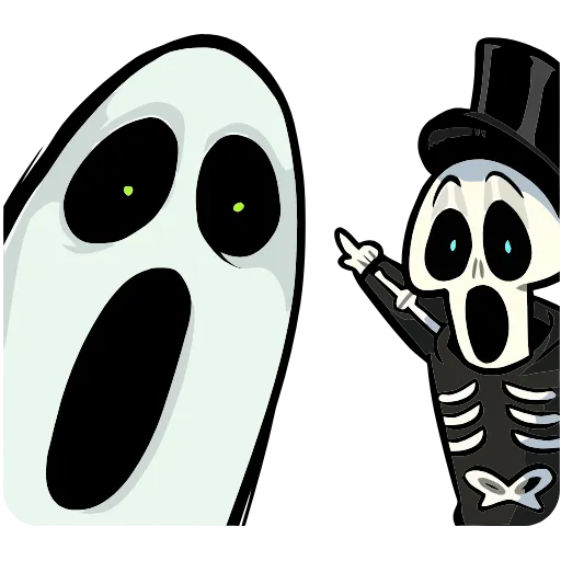 👻 Эмодзи «Полтергейст Спуки» для Telegram