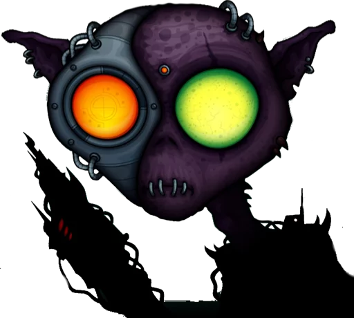 🐈 Стикер «Halloween monsters» для Telegram