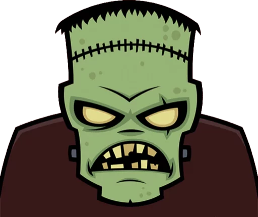 🤤 Стикер «Halloween monsters» для Telegram