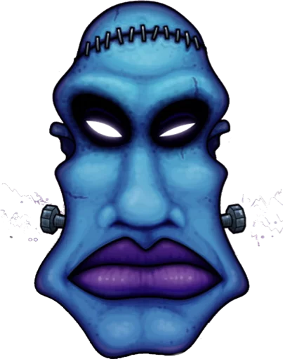 👺 Стикер «Halloween monsters» для Telegram