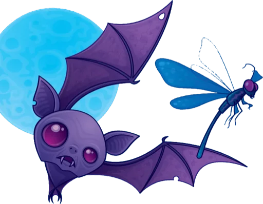 🦇 Стикер «Halloween monsters» для Telegram