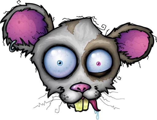 🐭 Стикер «Halloween monsters» для Telegram