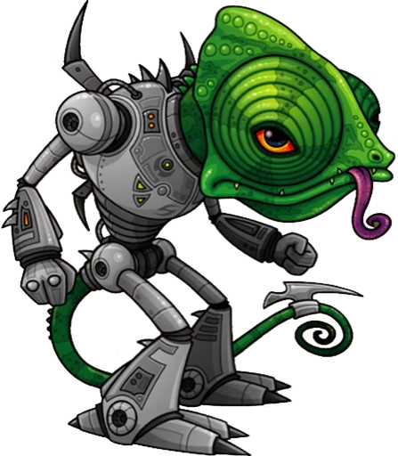🦎 Стикер «Halloween monsters» для Telegram