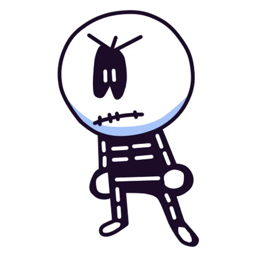 👿 Стикер «SKID AND PUMP ( & SR. PELO)» для Telegram