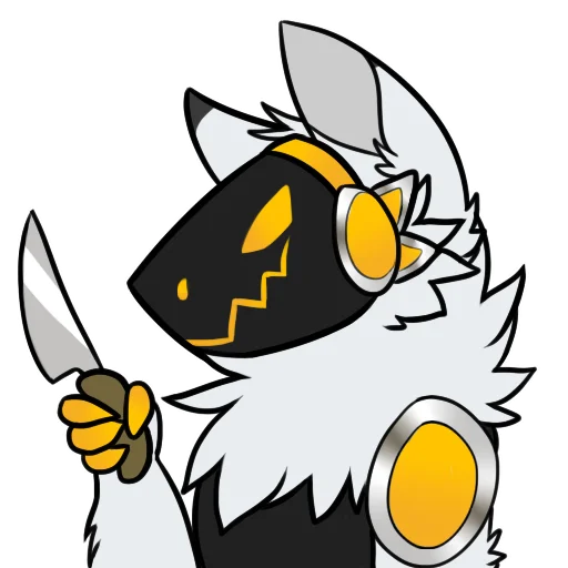 🔪 Стикер «Spots The Protogen» для Telegram