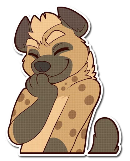 🤣 Стикер «Spotted Hyena» для Telegram