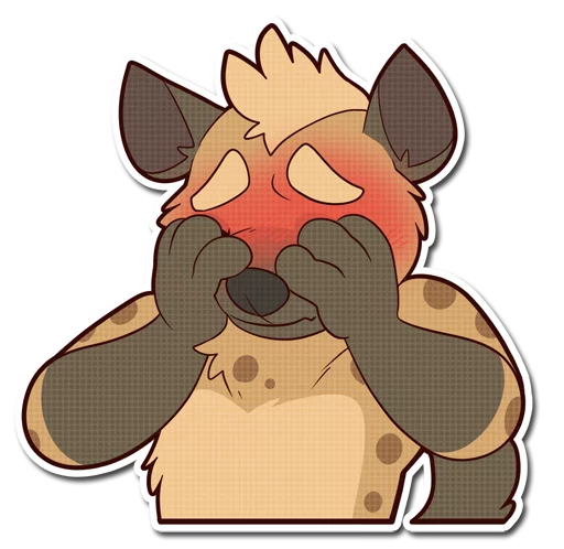 😖 Стикер «Spotted Hyena» для Telegram