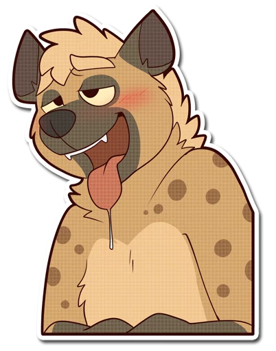 🤤 Стикер «Spotted Hyena» для Telegram