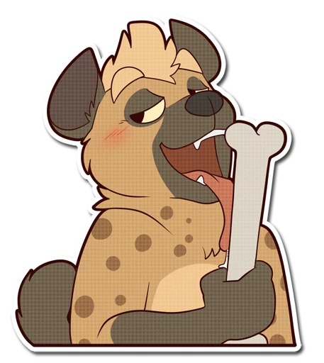 😏 Стикер «Spotted Hyena» для Telegram