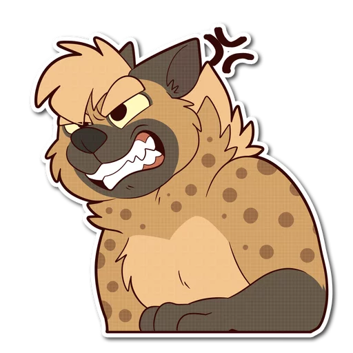💢 Стикер «Spotted Hyena» для Telegram
