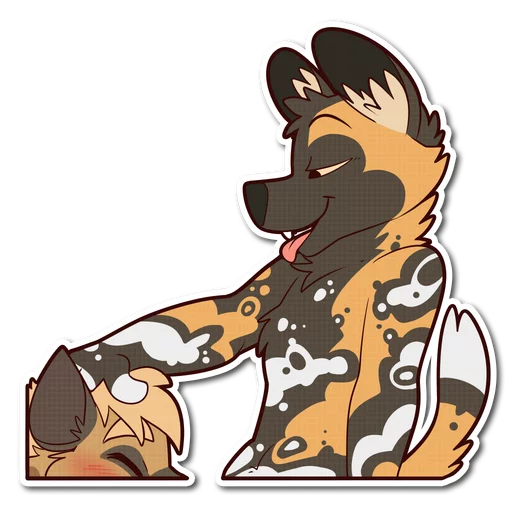 💦 Стикер «Spotted Hyena» для Telegram