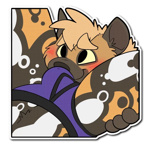 ☺️ Стикер «Spotted Hyena» для Telegram