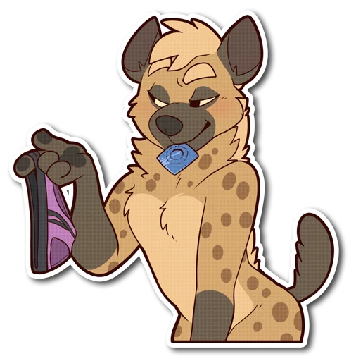 😘 Стикер «Spotted Hyena» для Telegram