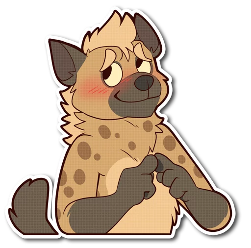 😖 Стикер «Spotted Hyena» для Telegram