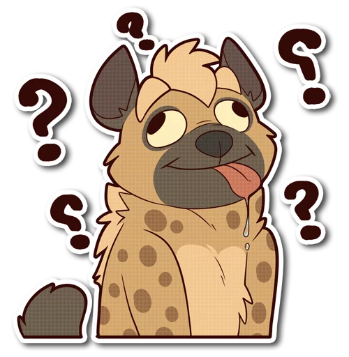 ❓ Стикер «Spotted Hyena» для Telegram