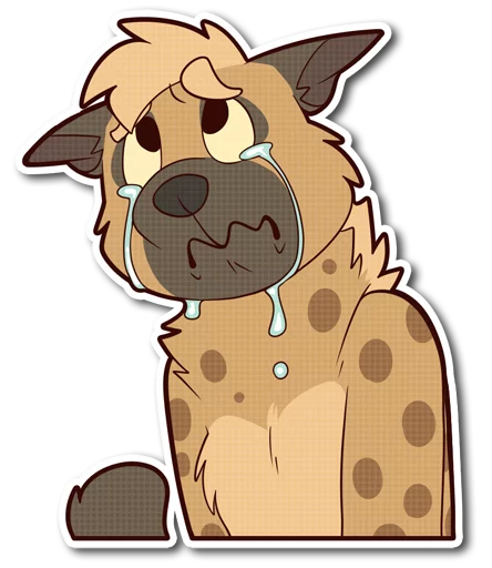 😢 Стикер «Spotted Hyena» для Telegram