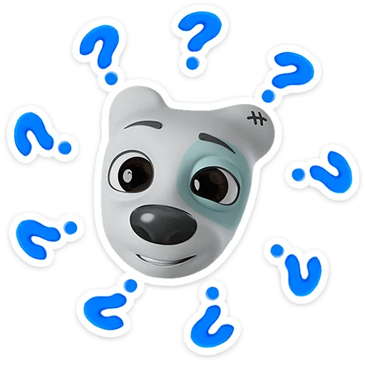 🐶 Стикер «Спотти в 3D» для Telegram