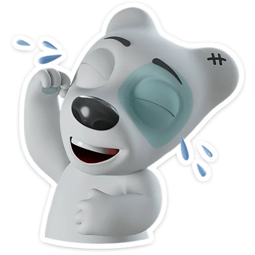 🐶 Стикер «Спотти в 3D» для Telegram
