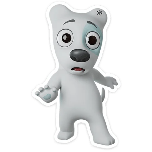 🐶 Стикер «Спотти в 3D» для Telegram