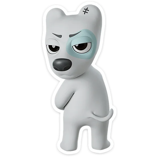 🐶 Стикер «Спотти в 3D» для Telegram