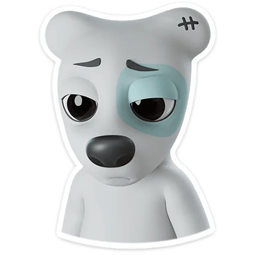 🐶 Стикер «Спотти в 3D» для Telegram