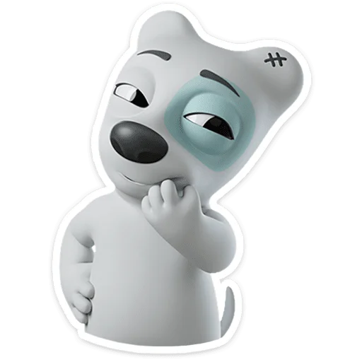 🐶 Стикер «Спотти в 3D» для Telegram