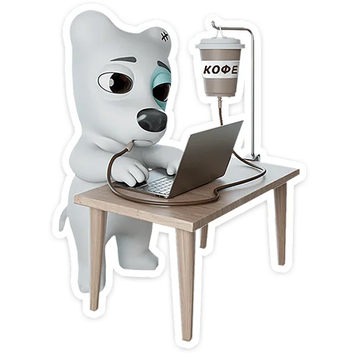 🐶 Стикер «Спотти в 3D» для Telegram