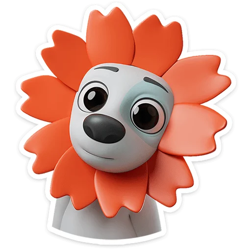 🐶 Стикер «Спотти в 3D» для Telegram
