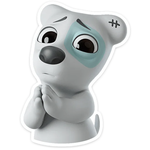 🐶 Стикер «Спотти в 3D» для Telegram
