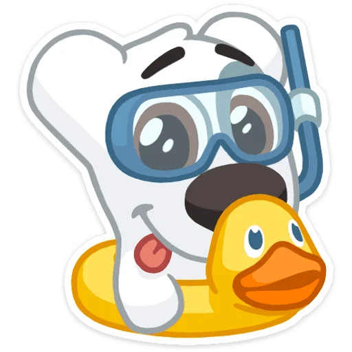 🛀 Стикер «Спотти» для Telegram