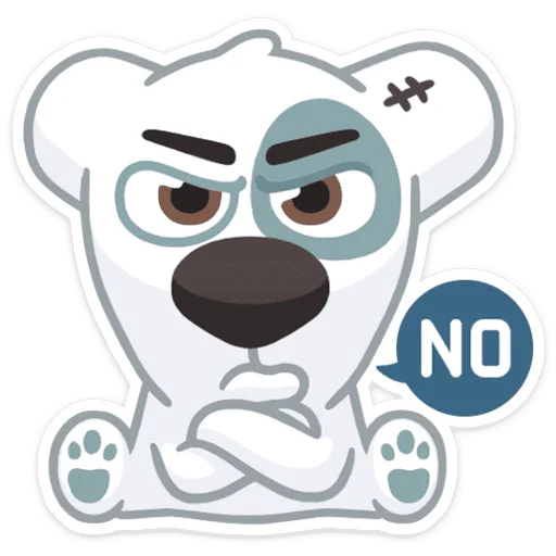 🙅‍♂️ Стикер «Спотти» для Telegram