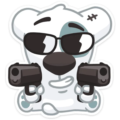 🔫 Стикер «Спотти» для Telegram
