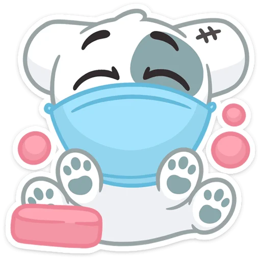 😷 Стикер «Спотти» для Telegram