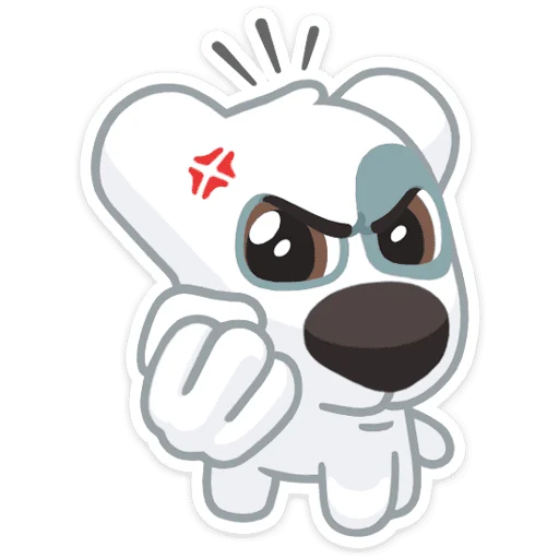 👊 Стикер «Спотти» для Telegram