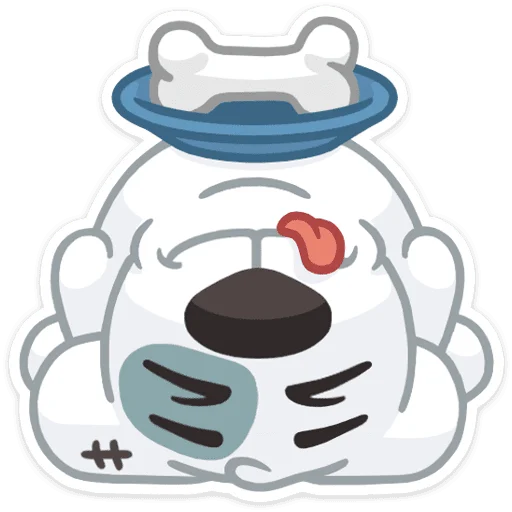 🦴 Стикер «Спотти» для Telegram