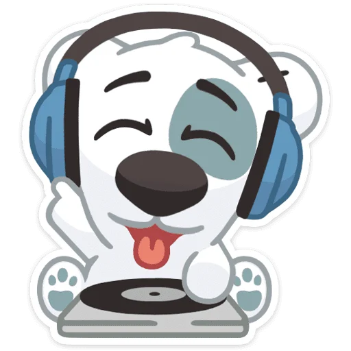 🎧 Стикер «Спотти» для Telegram