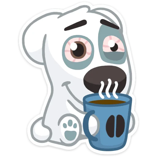☕️ Стикер «Спотти» для Telegram
