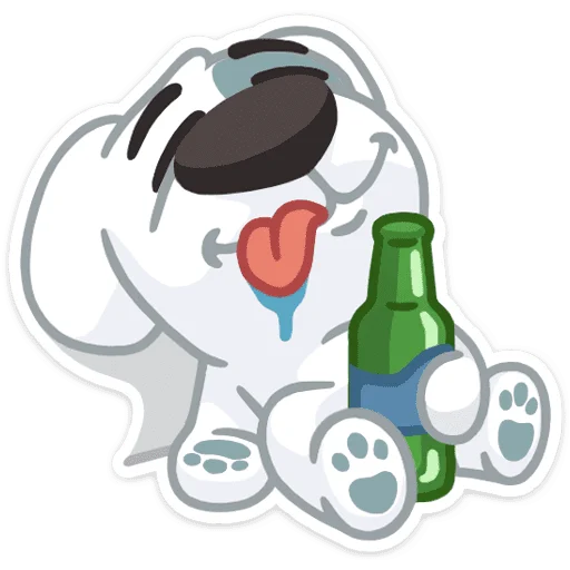 🍾 Стикер «Спотти» для Telegram