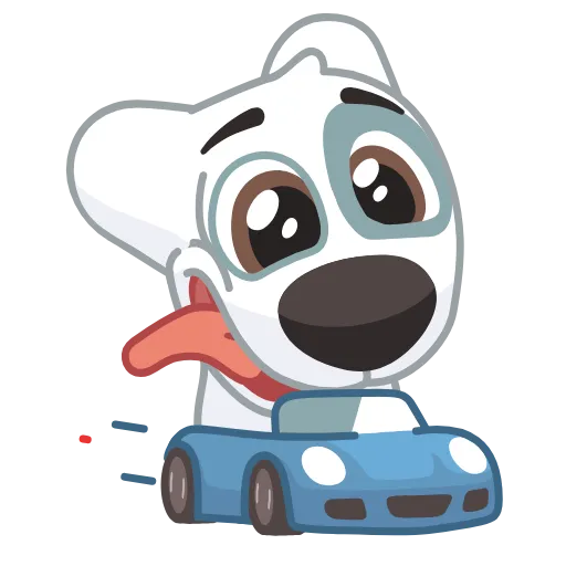 🚗 Эмодзи «Spotty And Persik Animated» для Telegram
