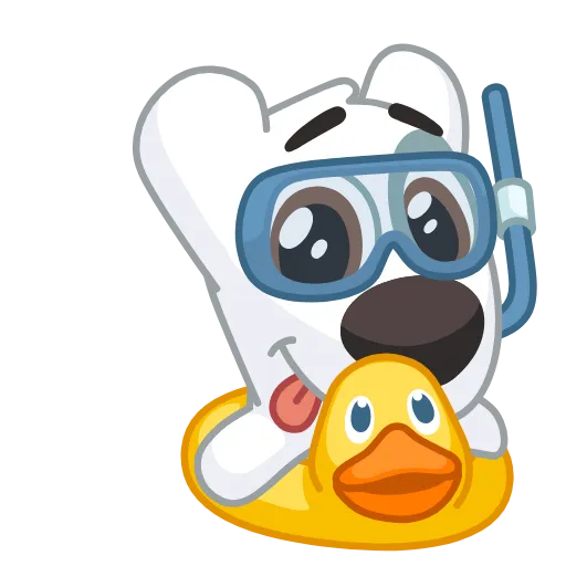 🤿 Эмодзи «Spotty And Persik Animated» для Telegram