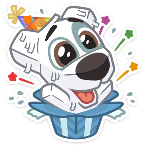 🥳 Стикер «Спотти-пиньята» для Telegram
