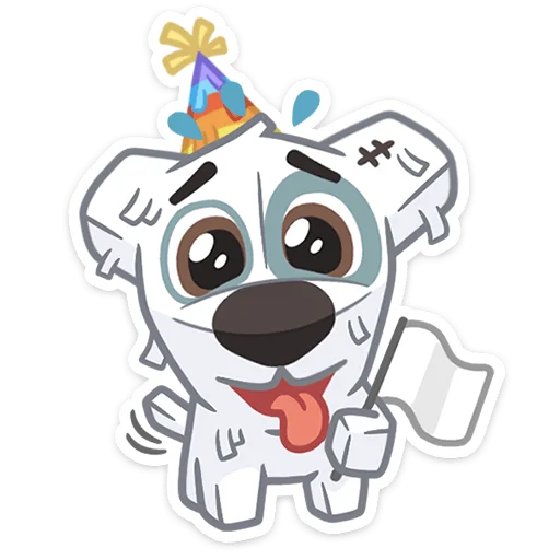 🏳 Стикер «Спотти-пиньята» для Telegram