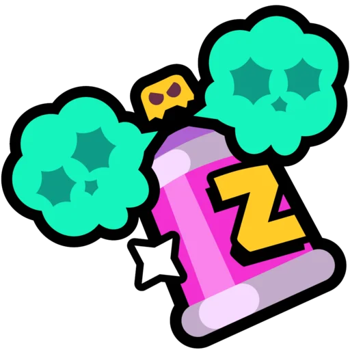 💨 Стикер «Спреи Brawl Stars» для Telegram