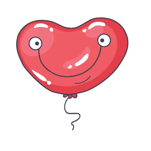 ❤ Стикер «С Праздником» для Telegram