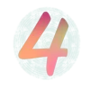 Стикер 47 Весенние буквы и иконки