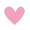 ❤️ Эмодзи «Розовые буквы с обводкой» для Telegram