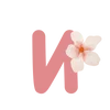 🌷 Эмодзи «Буквы с цветочками, русские и английские» для Telegram