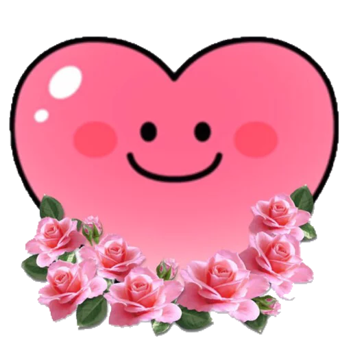 🌹 Стикер «Spring & Easter Heartfaces» для Telegram
