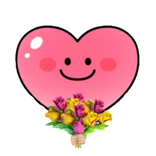 💐 Стикер «Spring & Easter Heartfaces» для Telegram