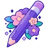Стикер 36 spring flowers